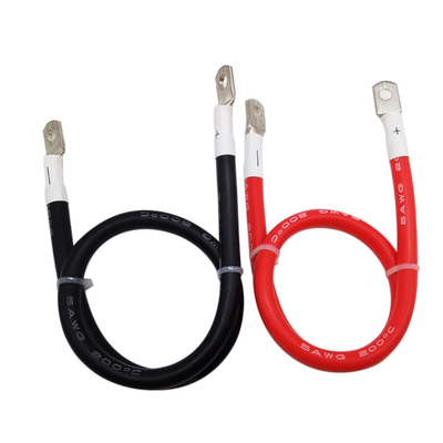 inversor del camión industrial de 95mm2 120mm2 al cable terminal estañado positivo del sistema del almacenamiento de la batería de la tracción de DC con los estirones